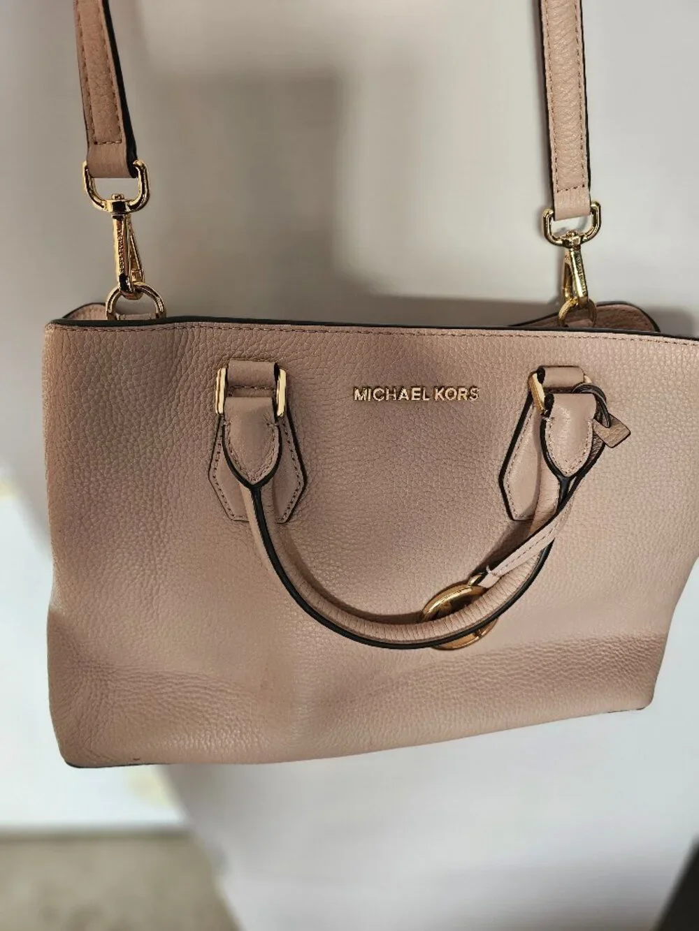 Michael Kors Camille Satchel soft pink